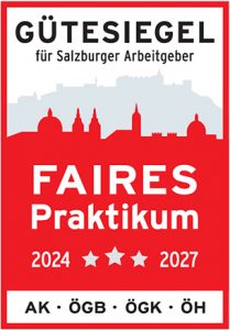 conova Gütesiegel Faires Praktikum AK Salzburg 2024-2027
